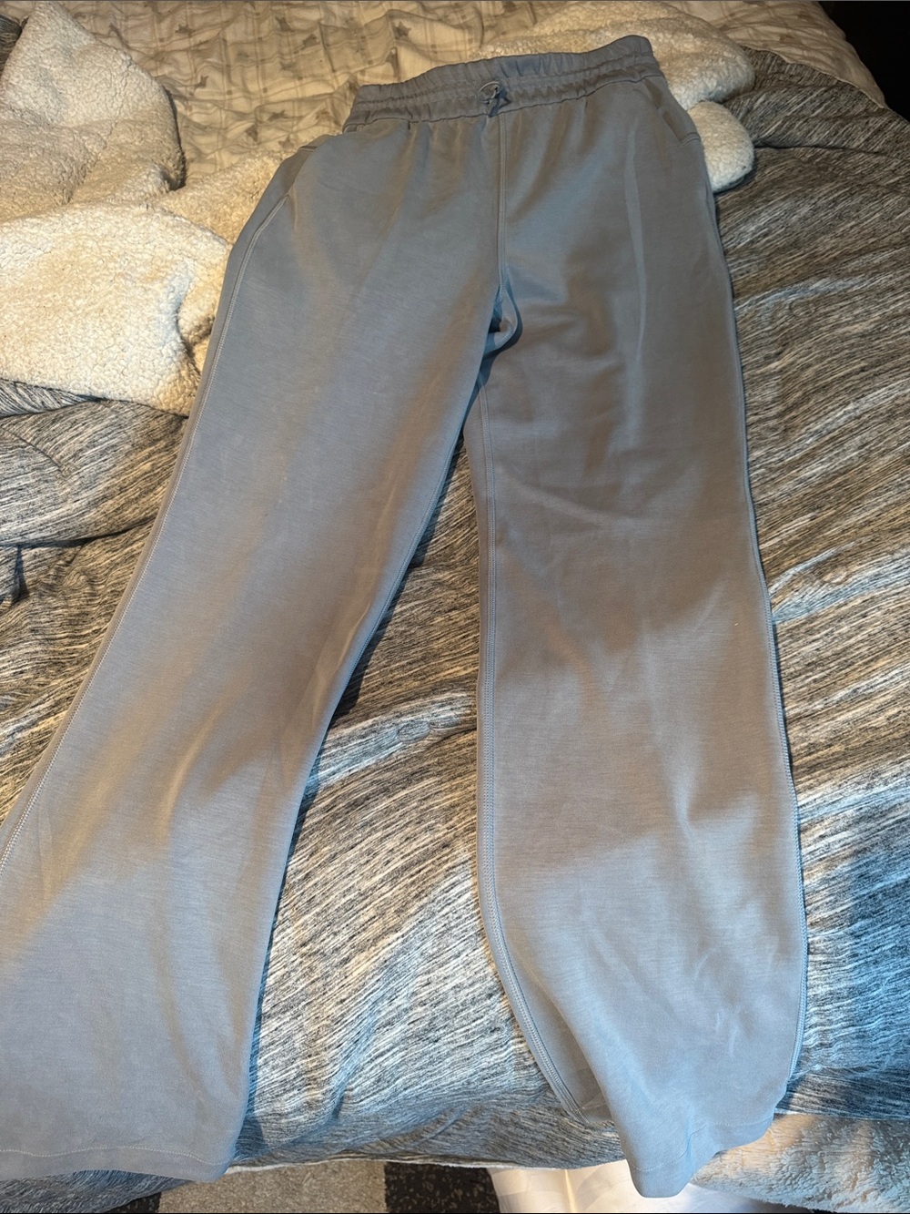 lululemon athletica Light Gray straight leg Sweatpants